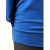 Bluzeczka Diana z pięknymi falbaniastymi rękawami - niebieski indygo
